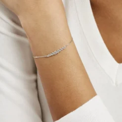 Bracelet Aliah Argent Blanc Oxyde De Zirconium