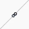 Bracelet Alicia Argent Blanc Céramique
