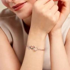 Bracelet Allyce Argent Blanc