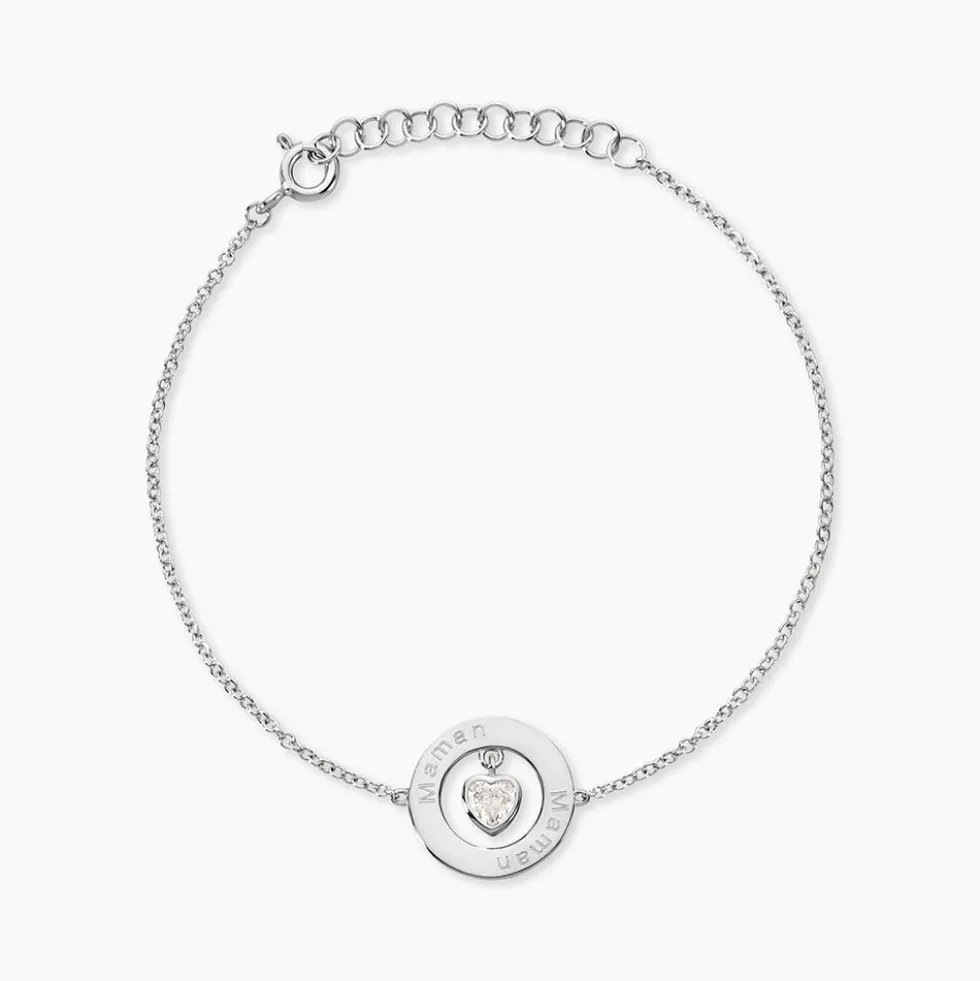 Bracelet Almas Argent Blanc Oxyde De Zirconium