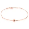 Bracelet Amante Argent Rose Oxyde De Zirconium