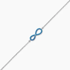 Bracelet Amita Argent Blanc Oxyde De Zirconium