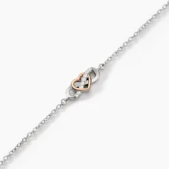 Bracelet Amuri Argent Bicolore Oxyde De Zirconium