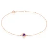 Bracelet Anaelle Or Rose Amethyste Et Diamant