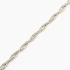 Bracelet Anaiz Argent Bicolore