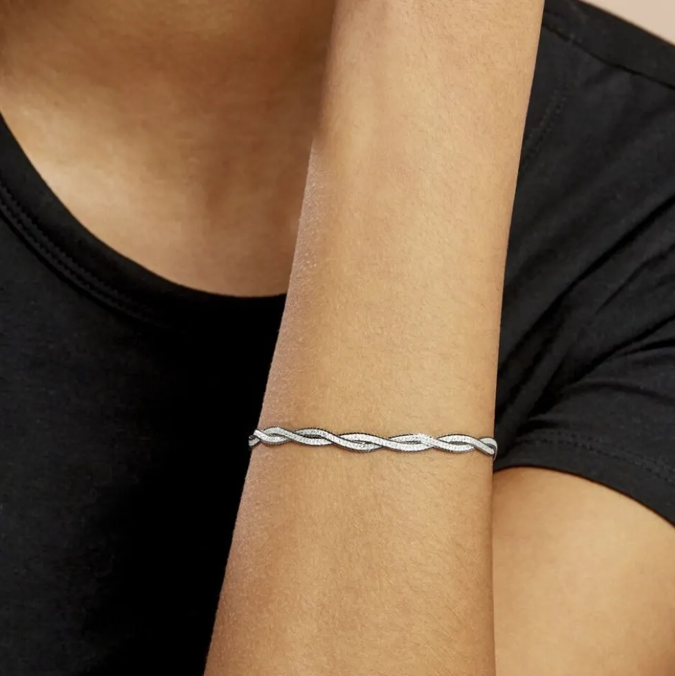 Bracelet Anaiz Argent Blanc