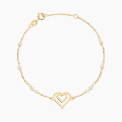 Bracelet Andrieu Or Jaune Perle De Culture