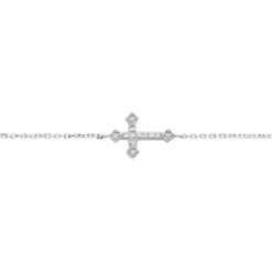 Bracelet Angel Argent Blanc Oxyde De Zirconium