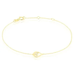 Bracelet Angelyna Or Jaune Diamant