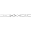 Bracelet Anilo Maille Alternee 1/1 Argent Blanc