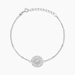 Bracelet Apollinaris Argent Blanc Oxyde De Zirconium