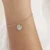 Bracelet Argent Blanc Ilie