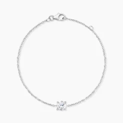 Bracelet Argent Blanc Lylwenn Oxyde De Zirconium