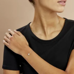 Bracelet Argent Blanc Lylwenn Oxyde De Zirconium