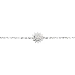 Bracelet Argent Blanc Maximille Oxydes De Zirconium