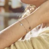 Bracelet Argent Blanc Merve