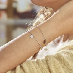 Bracelet Argent Blanc Merve
