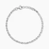 Bracelet Argent Blanc Sanve