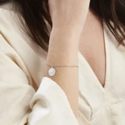 Bracelet Argent Blanc Tana Nacre
