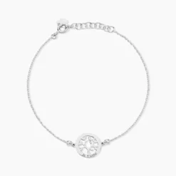 Bracelet Argent Blanc Vroon