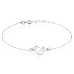 Bracelet Argent Blanc Waly