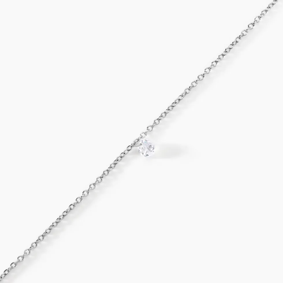 Bracelet Argent Constantin Argent Blanc Oxyde