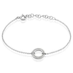 Bracelet Argent Diogo Oxydes De Zirconium