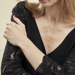 Bracelet Argent Dounyo Oxydes De Zirconium