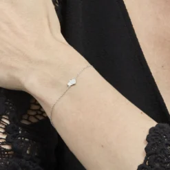 Bracelet Argent Dounyo Oxydes De Zirconium