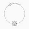 Bracelet Argent Herbert Oxydes De Zirconium