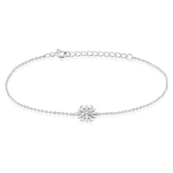 Bracelet Argent Kabibi Oxydes De Zirconium