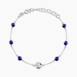 Bracelet Argent Kutrun Lapis Lazuli