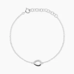 Bracelet Argent Tancelin Oxydes De Zirconium