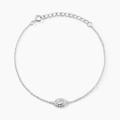 Bracelet Argent Tania Oxydes De Zirconium