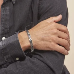 Bracelet Arnaud Acier Blanc