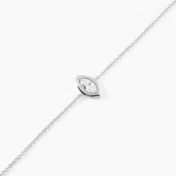 Bracelet Arone Argent Blanc Oxyde De Zirconium