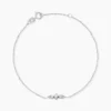 Bracelet Art Deco Or Blanc Diamant