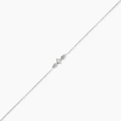 Bracelet Art Deco Or Blanc Diamant