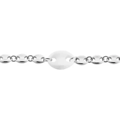 Bracelet Ashoka Argent Blanc Céramique