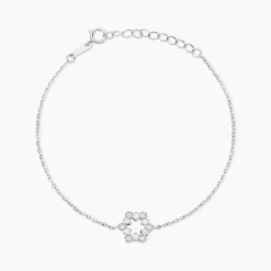 Bracelet Astrea Argent Blanc Oxyde De Zirconium