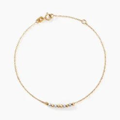 Bracelet Aurelya Or Bicolore