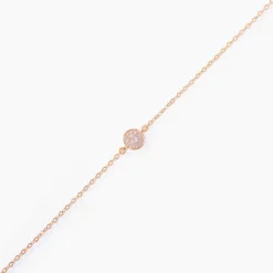 Bracelet Auxana Argent Rose Oxyde De Zirconium