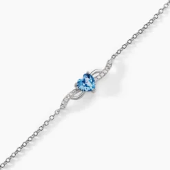 Bracelet Avalon Argent Blanc Oxyde De Zirconium