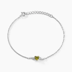 Bracelet Avalon Argent Blanc Oxyde De Zirconium