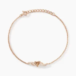 Bracelet Avalon Argent Rose Oxyde De Zirconium