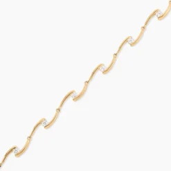 Bracelet Ayda Plaqué Or Jaune Oxyde De Zirconium