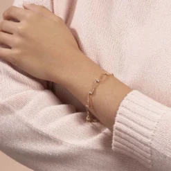 Bracelet Ayda Plaqué Or Jaune Oxyde De Zirconium