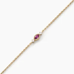 Bracelet Azel Plaqué Or Jaune Oxyde De Zirconium