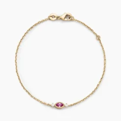 Bracelet Azel Plaqué Or Jaune Oxyde De Zirconium