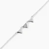 Bracelet Bartoumieu Argent Blanc Oxyde De Zirconium
